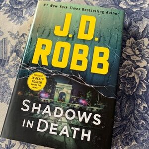 Shadows in Death by J.D. Robb Hardcover Book Eve Dallas Mystery Crime Fiction